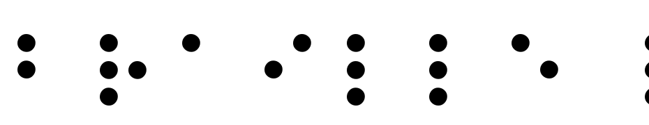 Braille Regular cкачати шрифт безкоштовно